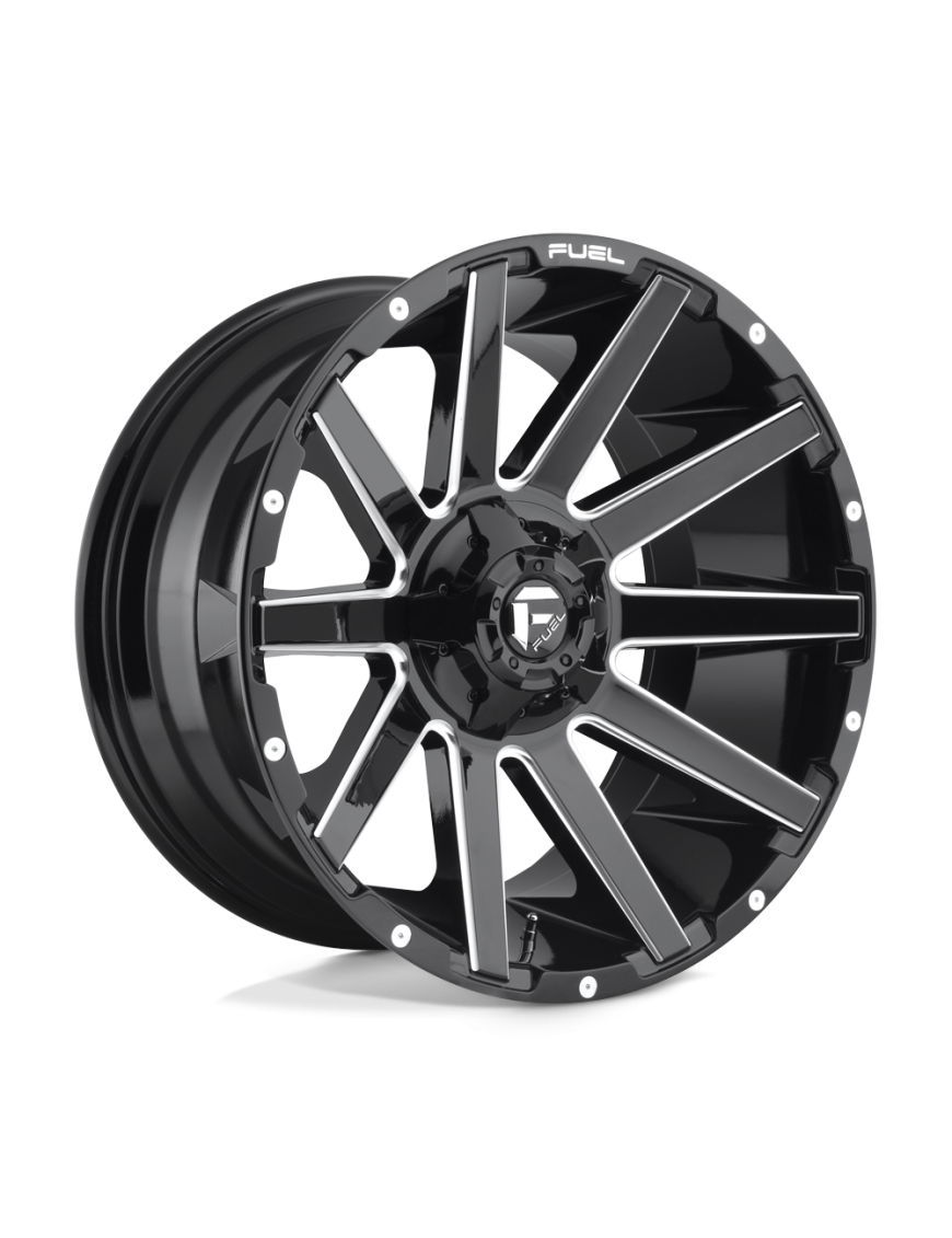 Felga aluminiowa D615 CONTRA Gloss Black Milled FUEL