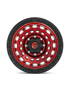 Felga aluminiowa D632 ZEPHYR Candy Red Black Bead Ring FUEL - ujęcie 3