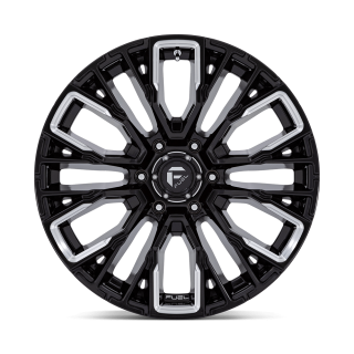 Felga aluminiowa D849 REBAR Gloss Black Milled FUEL - ujęcie 2