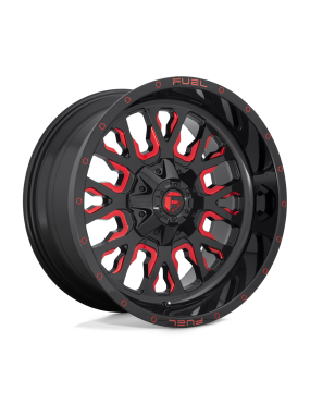 Felga aluminiowa D612 STROKE Gloss Black Red Tinted Clear FUEL