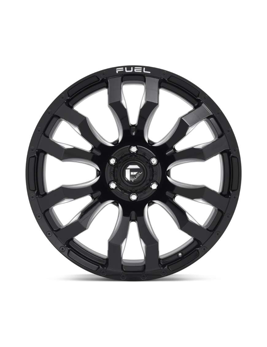Felga aluminiowa D673 BLITZ Gloss Black Milled FUEL - ujęcie 3