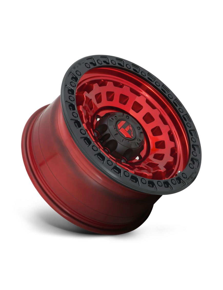 Felga aluminiowa D632 ZEPHYR Candy Red Black Bead Ring FUEL - ujęcie 2