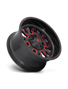 Felga aluminiowa D612 STROKE Gloss Black Red Tinted Clear FUEL - ujęcie 3