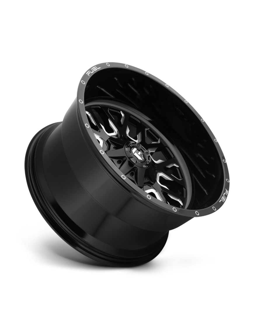 Felga aluminiowa D611 STROKE Gloss Black Milled FUEL - ujęcie 3