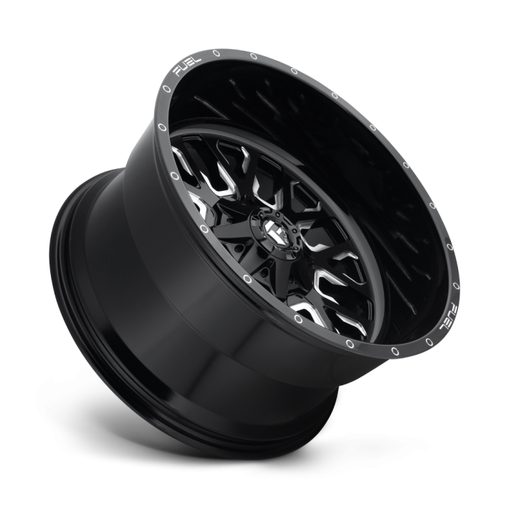 Felga aluminiowa D611 STROKE Gloss Black Milled FUEL - ujęcie 3