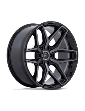 Felga aluminiowa FLUX Gloss Black Brush Fc Gray Ddt FUEL