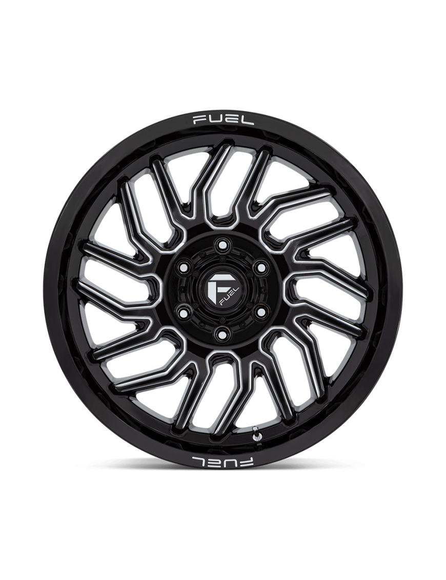 Felga aluminiowa D807 HURRICANE Gloss Black Milled FUEL - ujęcie 2