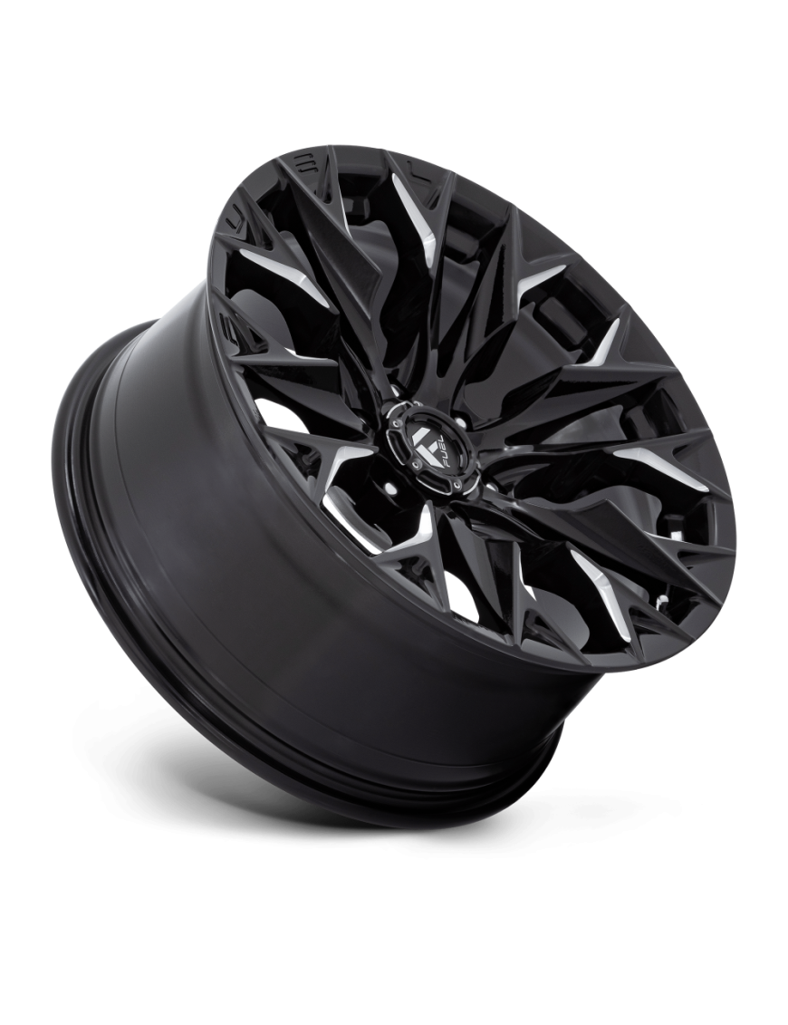 Felga aluminiowa D803 FLAME Gloss Black Milled FUEL - ujęcie 2