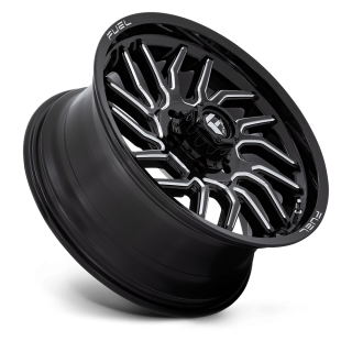 Felga aluminiowa D807 HURRICANE Gloss Black Milled FUEL - ujęcie 2