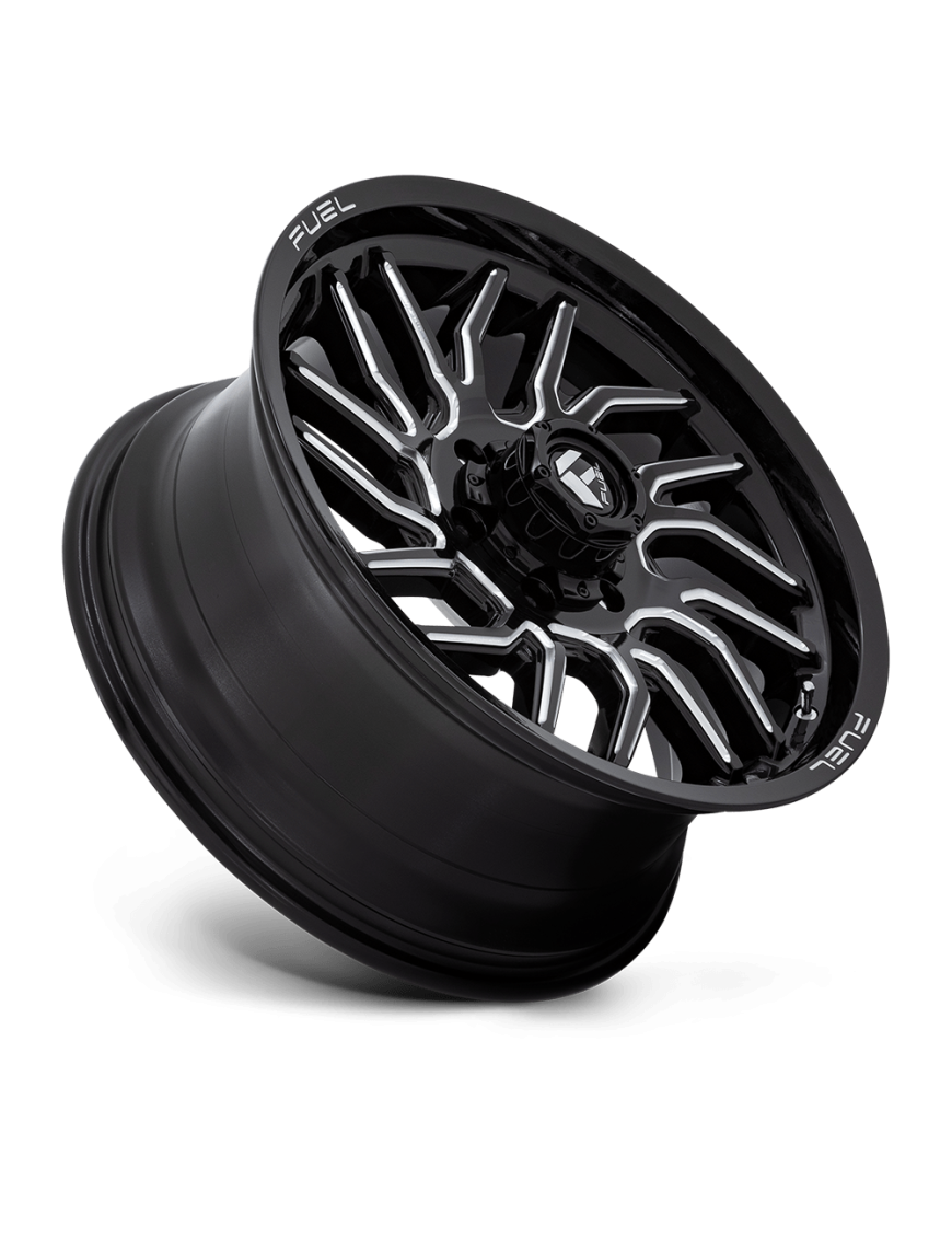 Felga aluminiowa D807 HURRICANE Gloss Black Milled FUEL - ujęcie 2