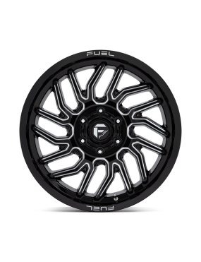 Felga aluminiowa D807 HURRICANE Gloss Black Milled FUEL - ujęcie 3
