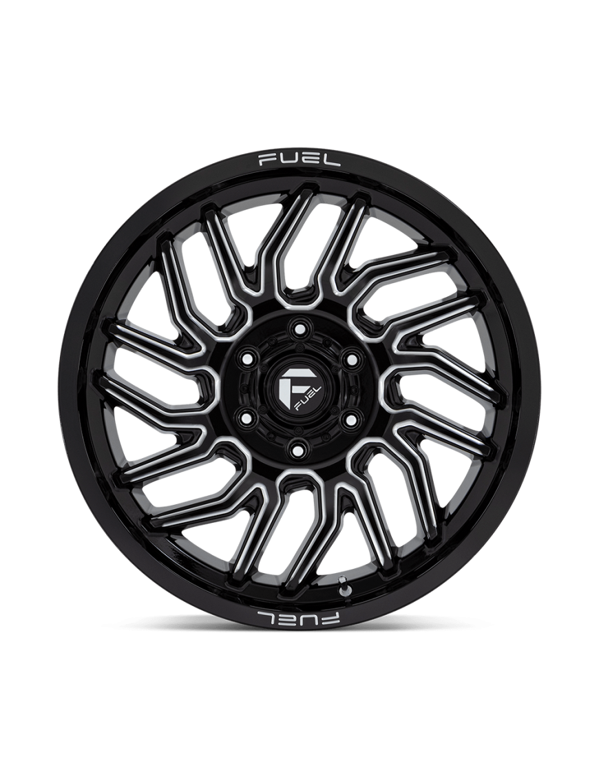 Felga aluminiowa D807 HURRICANE Gloss Black Milled FUEL - ujęcie 3