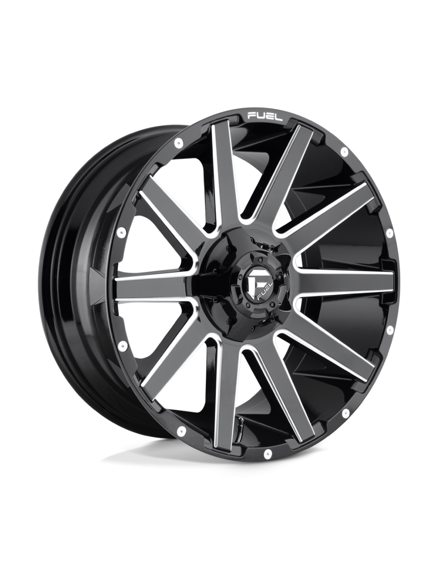 Felga aluminiowa D615 CONTRA Gloss Black Milled FUEL