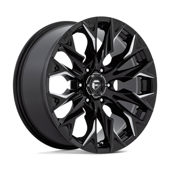 Felga aluminiowa D803 FLAME Gloss Black Milled FUEL