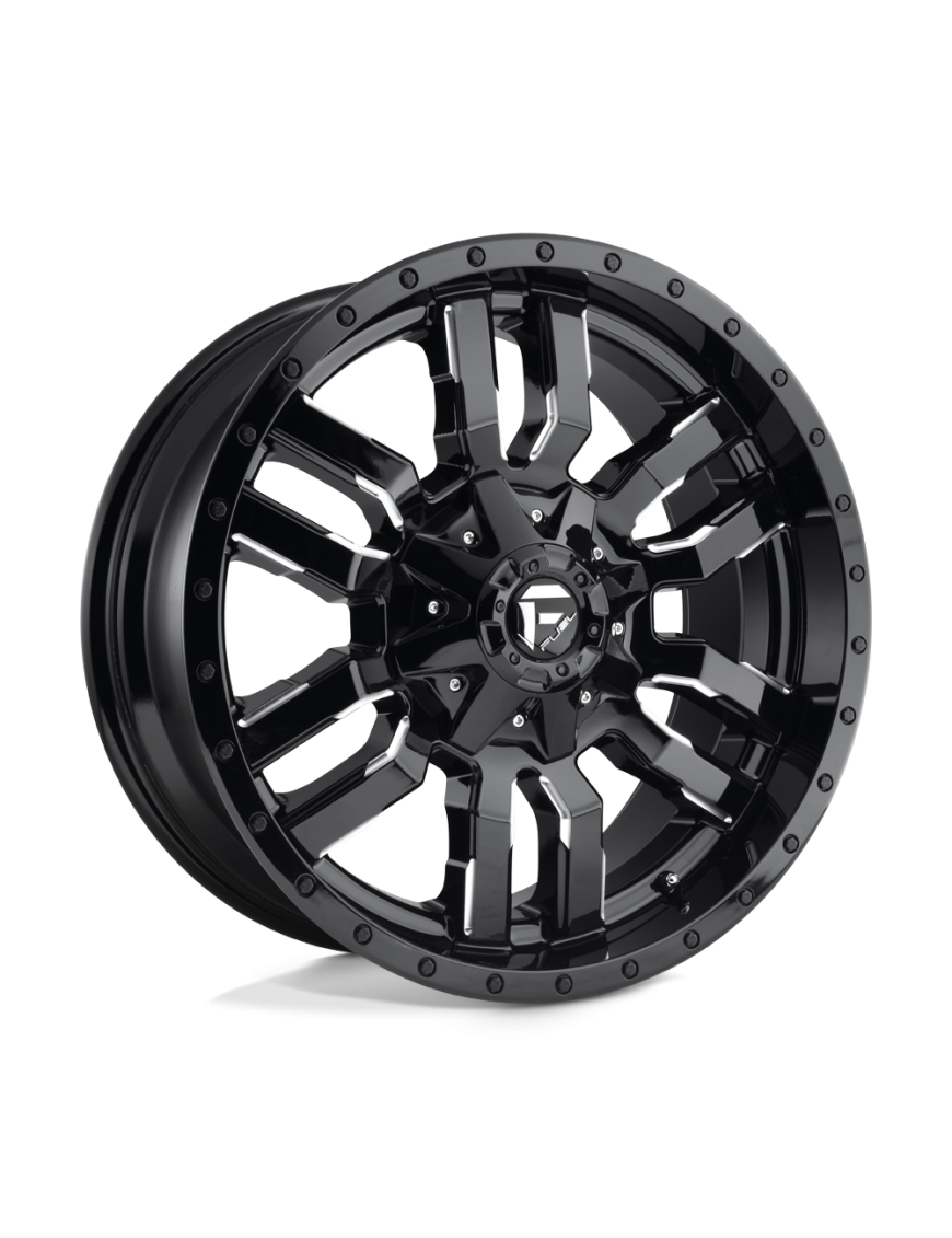Felga aluminiowa D595 SLEDGE Gloss Black Milled FUEL