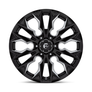Felga aluminiowa D803 FLAME Gloss Black Milled FUEL - ujęcie 2