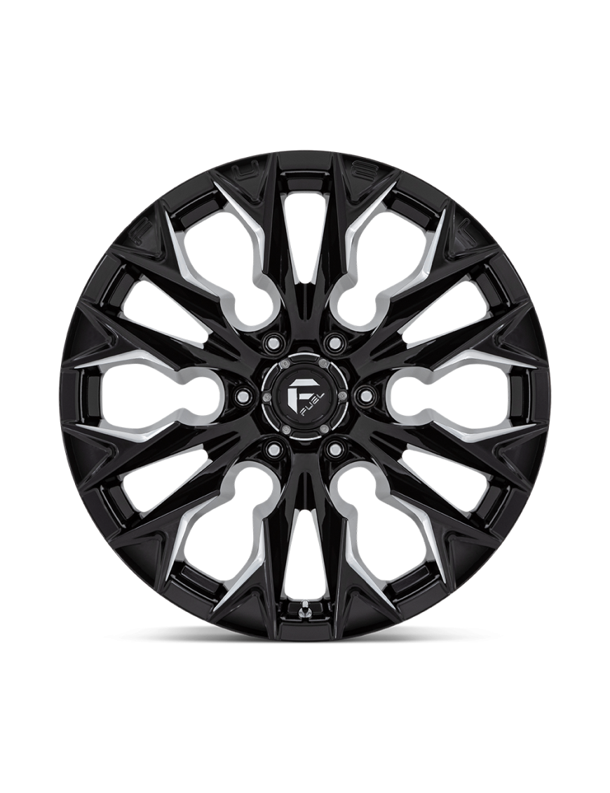 Felga aluminiowa D803 FLAME Gloss Black Milled FUEL - ujęcie 2