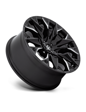 Felga aluminiowa D803 FLAME Gloss Black Milled FUEL - ujęcie 3