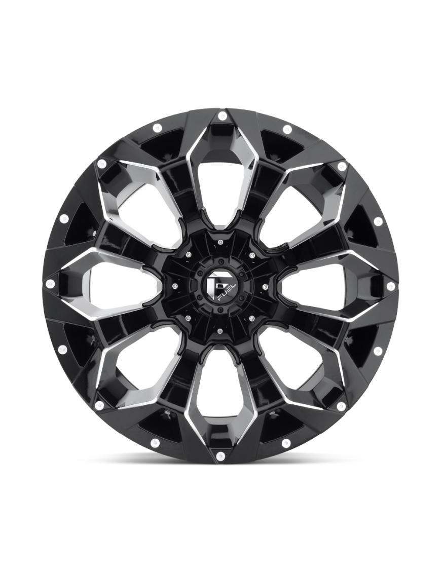 Felga aluminiowa D576 ASSAULT Gloss Black Milled FUEL - ujęcie 3