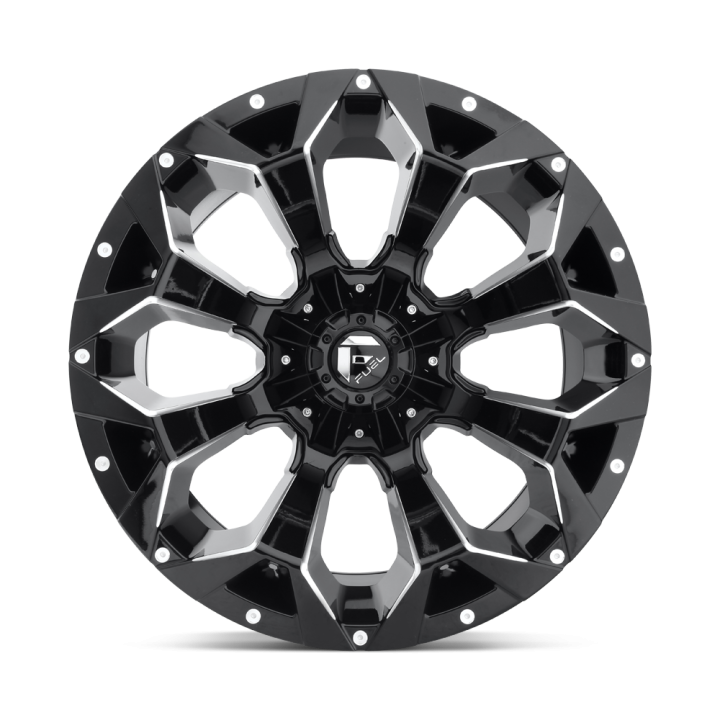 Felga aluminiowa D576 ASSAULT Gloss Black Milled FUEL - ujęcie 3