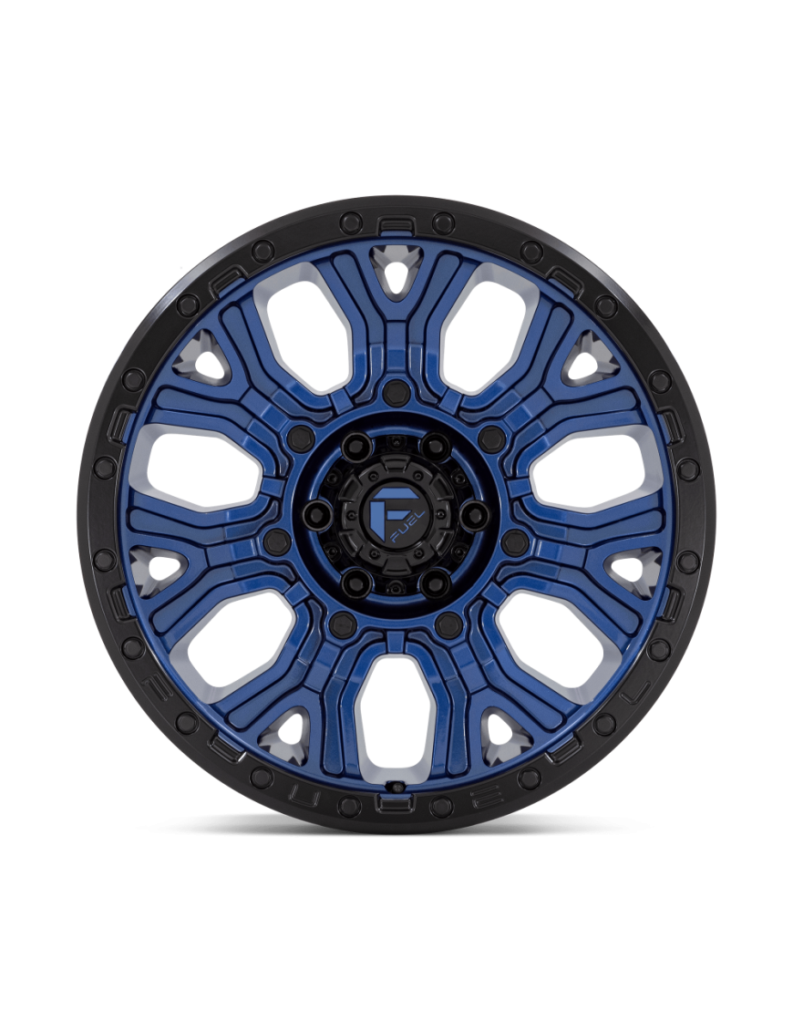 Felga aluminiowa D827 TRACTION Dark Blue W/ Black Ring FUEL - ujęcie 2