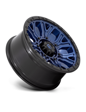 Felga aluminiowa D827 TRACTION Dark Blue W/ Black Ring FUEL - ujęcie 3