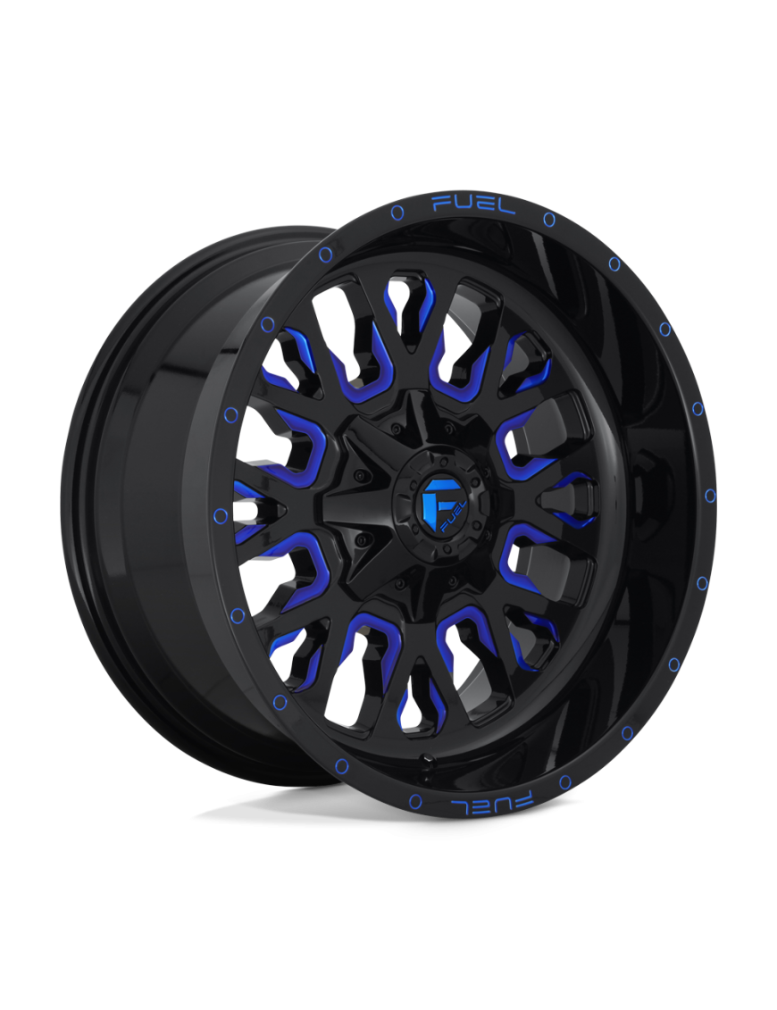 Felga aluminiowa D645 STROKE Gloss Black Blue Tinted Clear FUEL