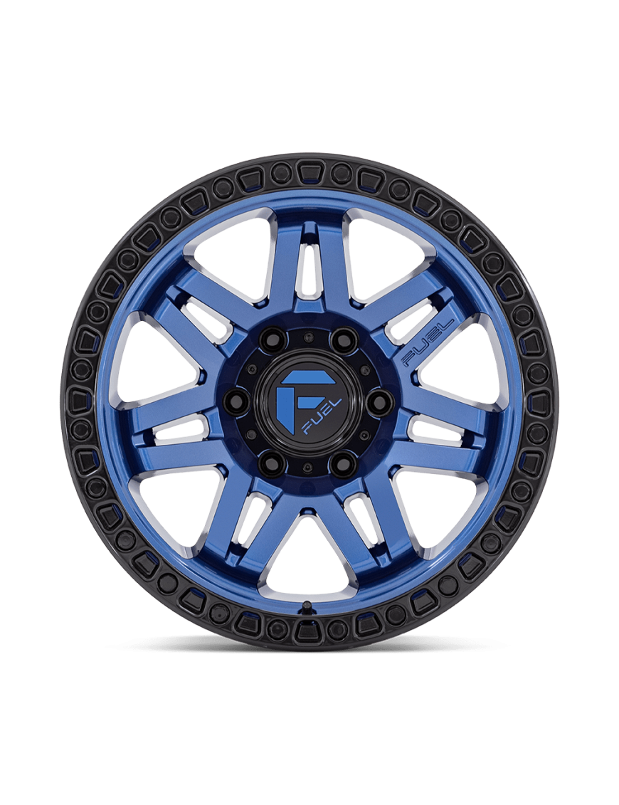 Felga aluminiowa D813 SYNDICATE Dark Blue W/ Black Ring FUEL - ujęcie 2