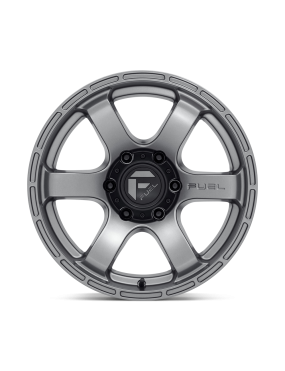 Felga aluminiowa D767 RUSH Matte Gun Metal FUEL - ujęcie 3