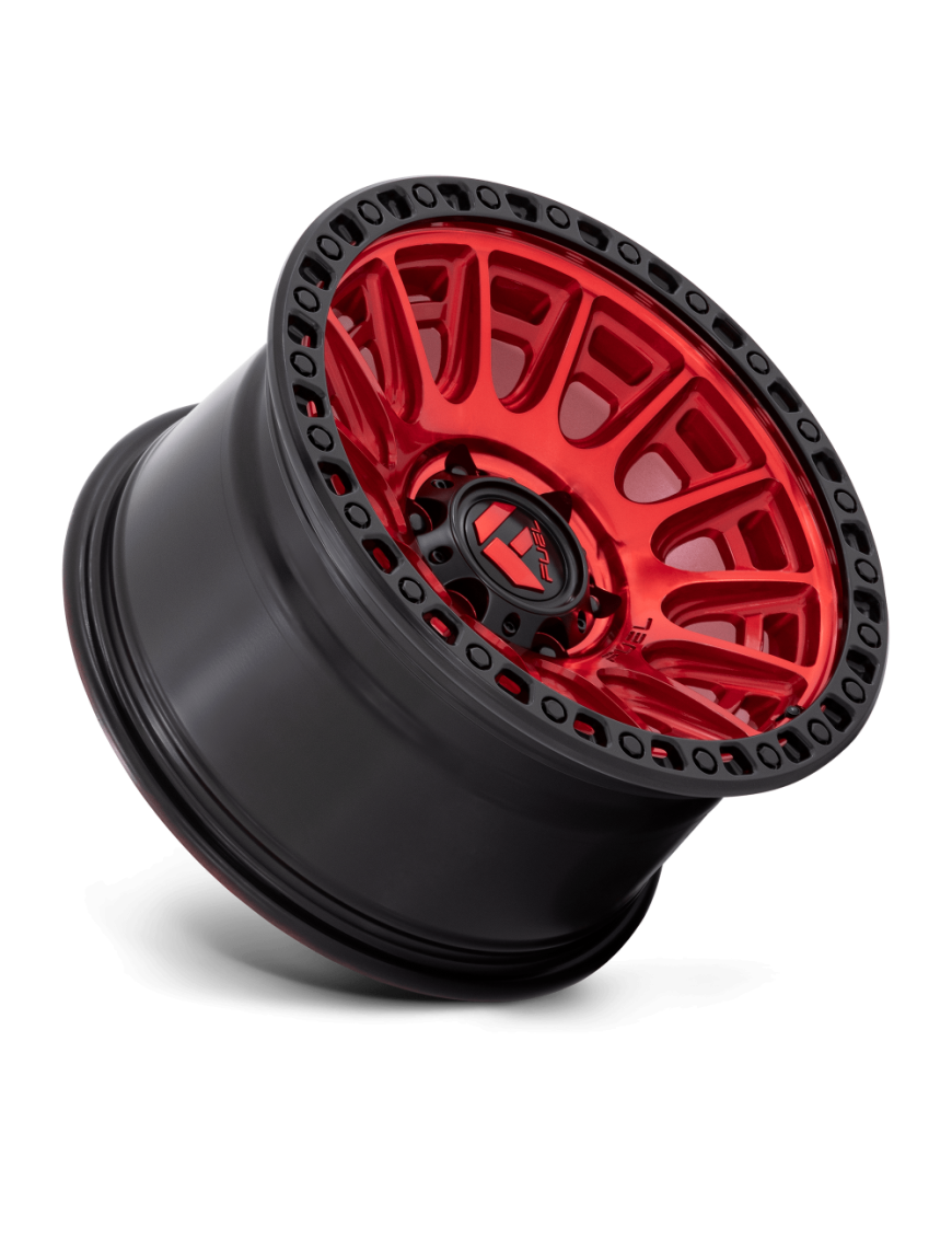 Felga aluminiowa D834 CYCLE Candy Red W/ Black Ring FUEL - ujęcie 3