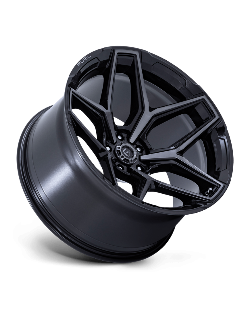 Felga aluminiowa FLUX Gloss Black Brush Fc Gray Ddt FUEL - ujęcie 2