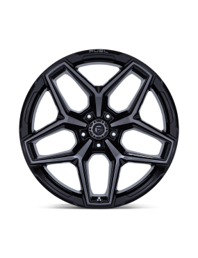 Felga aluminiowa FLUX Gloss Black Brush Fc Gray Ddt FUEL - ujęcie 3