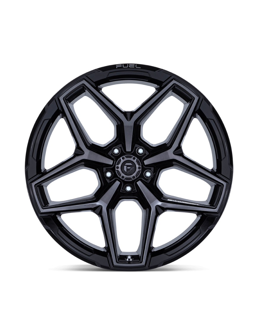 Felga aluminiowa FLUX Gloss Black Brush Fc Gray Ddt FUEL - ujęcie 3