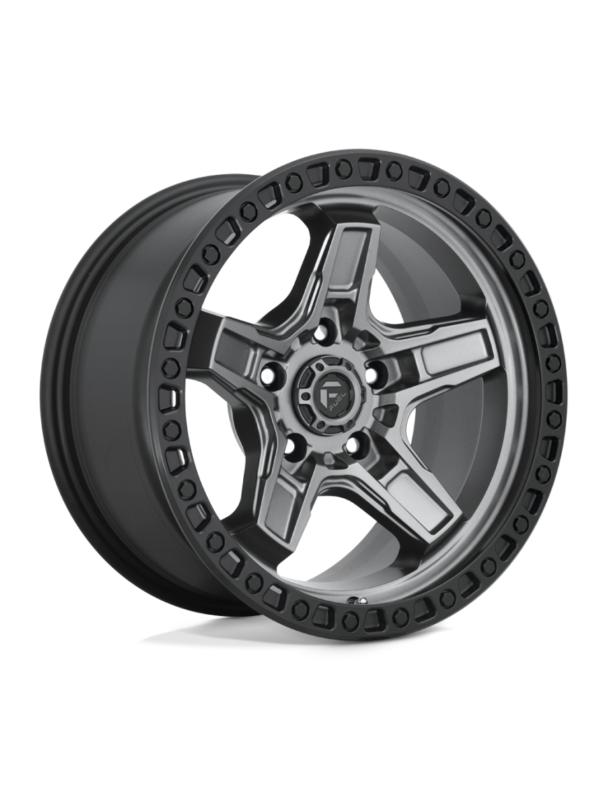 Felga aluminiowa D698 KICKER Matte Gun Metal Black Bead Ring FUEL