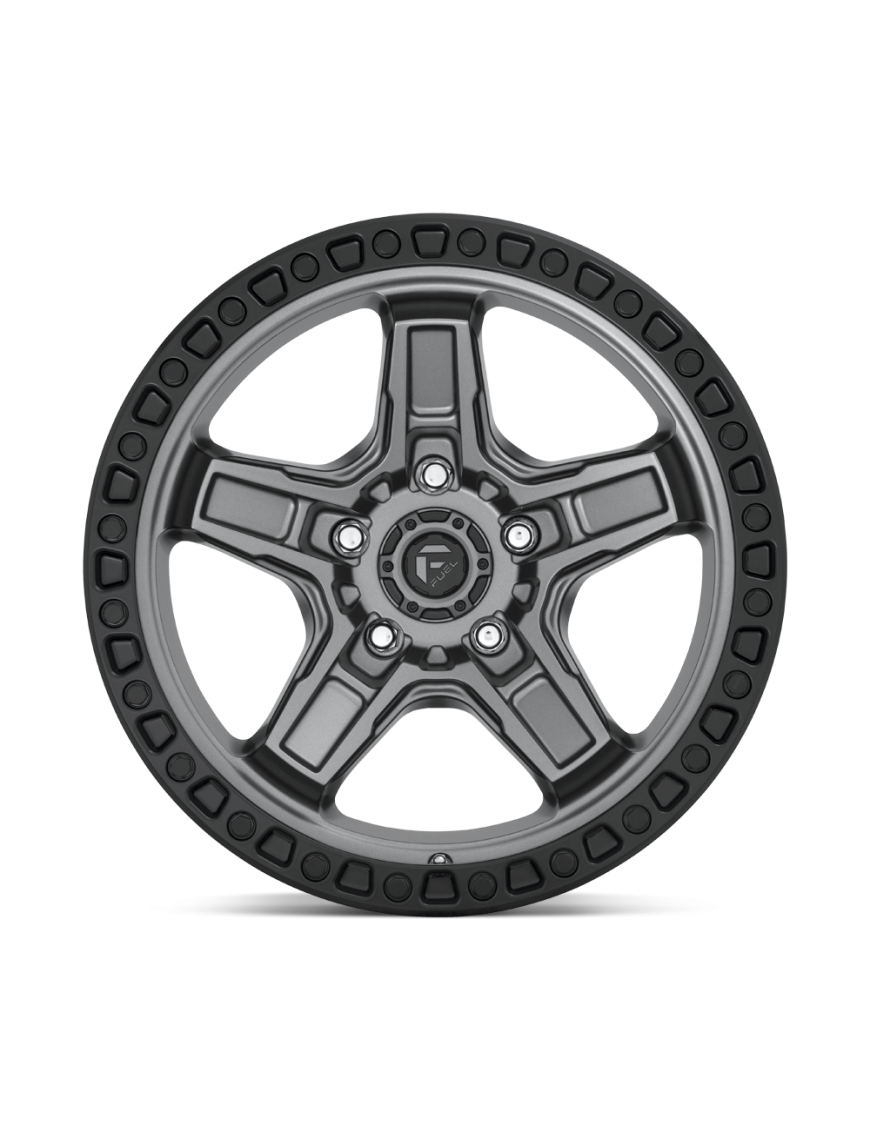 Felga aluminiowa D698 KICKER Matte Gun Metal Black Bead Ring FUEL - ujęcie 3