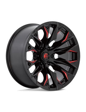Felga aluminiowa D823 FLAME Gloss Black Milled W/ Candy Red FUEL