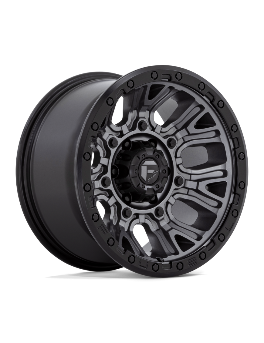 Felga aluminiowa D825 TRACTION Matte Gunmetal W/ Black Ring FUEL