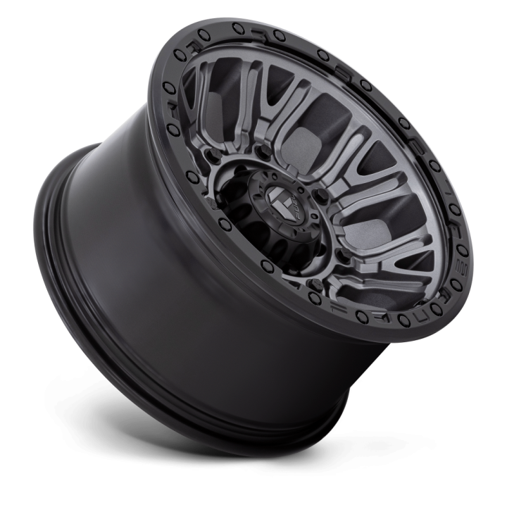 Felga aluminiowa D825 TRACTION Matte Gunmetal W/ Black Ring FUEL - ujęcie 2