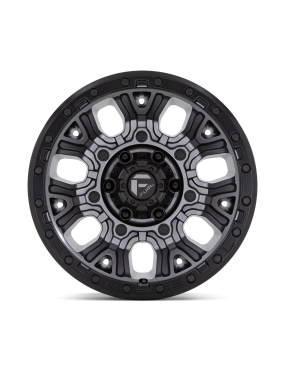 Felga aluminiowa D825 TRACTION Matte Gunmetal W/ Black Ring FUEL - ujęcie 3