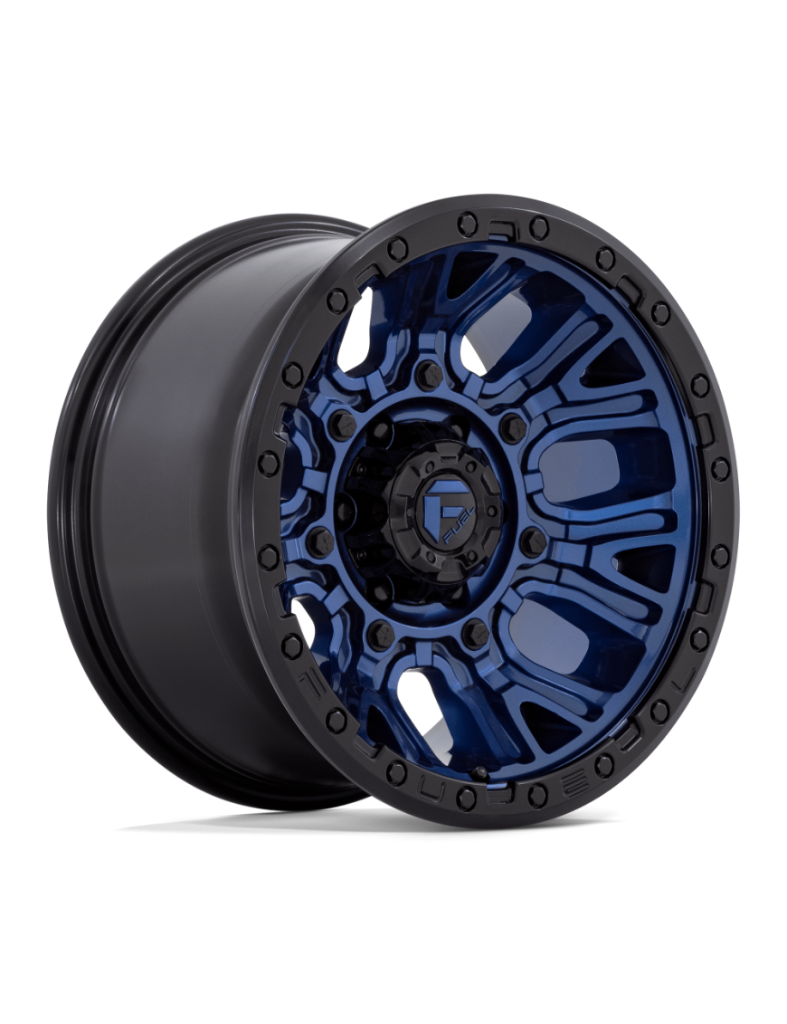 Felga aluminiowa D827 TRACTION Dark Blue W/ Black Ring FUEL