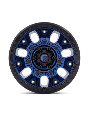 Felga aluminiowa D827 TRACTION Dark Blue W/ Black Ring FUEL - ujęcie 3