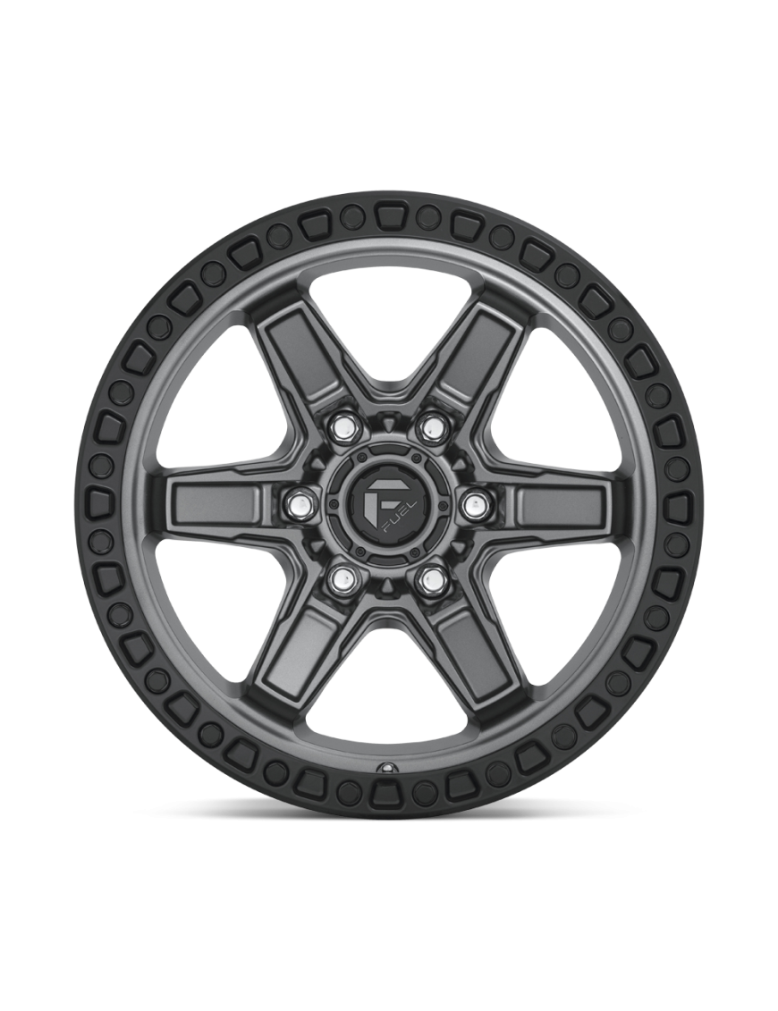 Felga aluminiowa D698 KICKER Matte Gun Metal Black Bead Ring FUEL - ujęcie 2