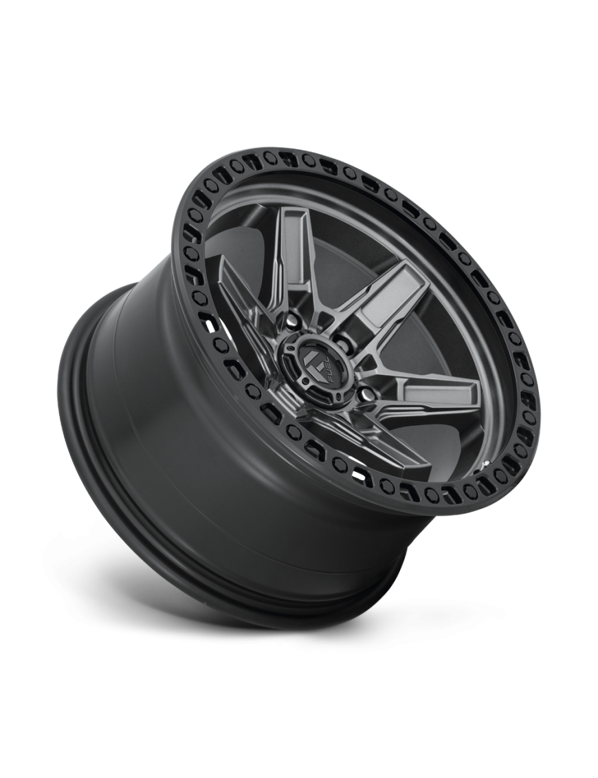 Felga aluminiowa D698 KICKER Matte Gun Metal Black Bead Ring FUEL - ujęcie 3