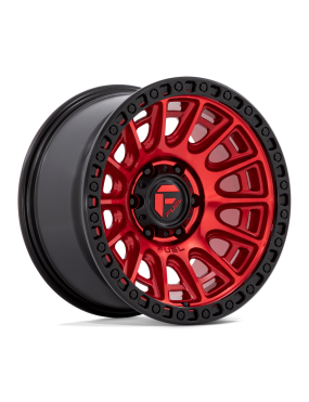 Felga aluminiowa D834 CYCLE Candy Red W/ Black Ring FUEL