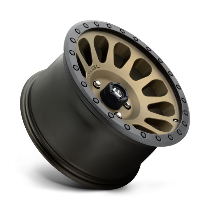 Felga aluminiowa D600 VECTOR Matte Bronze Black Bead Ring FUEL - ujęcie 2