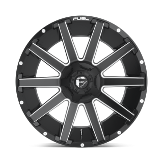 Felga aluminiowa D616 CONTRA Matte Black Milled FUEL - ujęcie 2