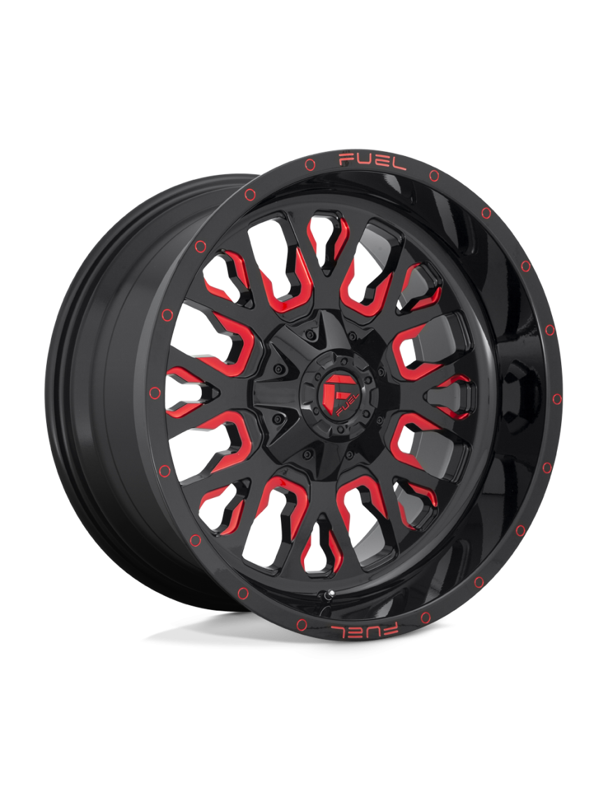 Felga aluminiowa D612 STROKE Gloss Black Red Tinted Clear FUEL