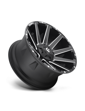 Felga aluminiowa D616 CONTRA Matte Black Milled FUEL - ujęcie 3