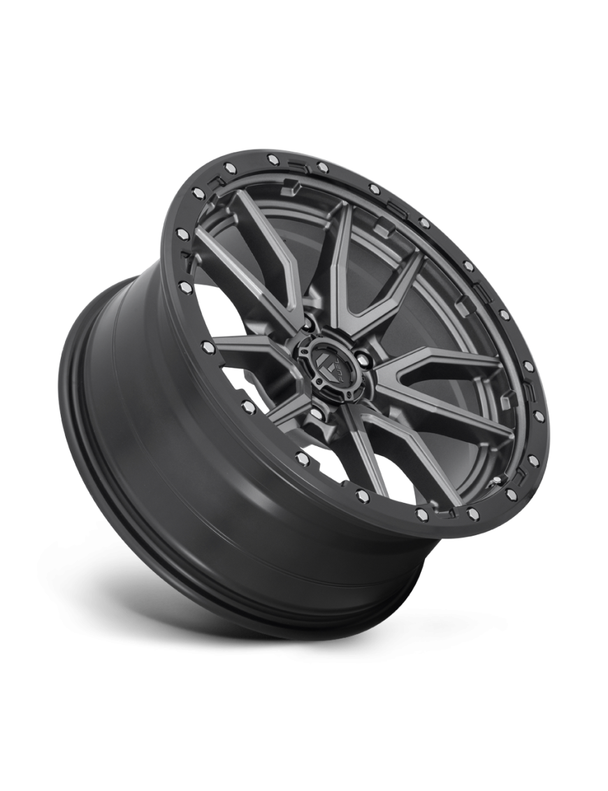 Felga aluminiowa D680 REBEL Matte Gun Metal Black Bead Ring FUEL - ujęcie 2