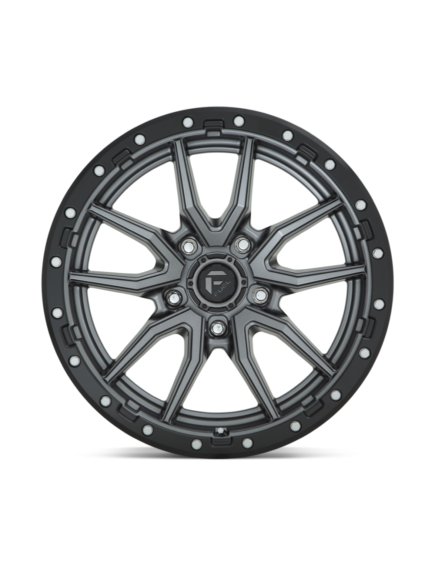 Felga aluminiowa D680 REBEL Matte Gun Metal Black Bead Ring FUEL - ujęcie 3